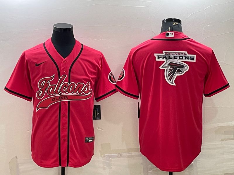 Men Atlanta Falcons Blank Red 2022 Nike Co branded NFL Jersey